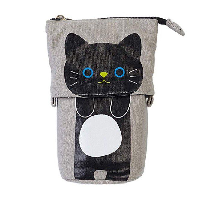 Kitty Pop up pencil case - Black