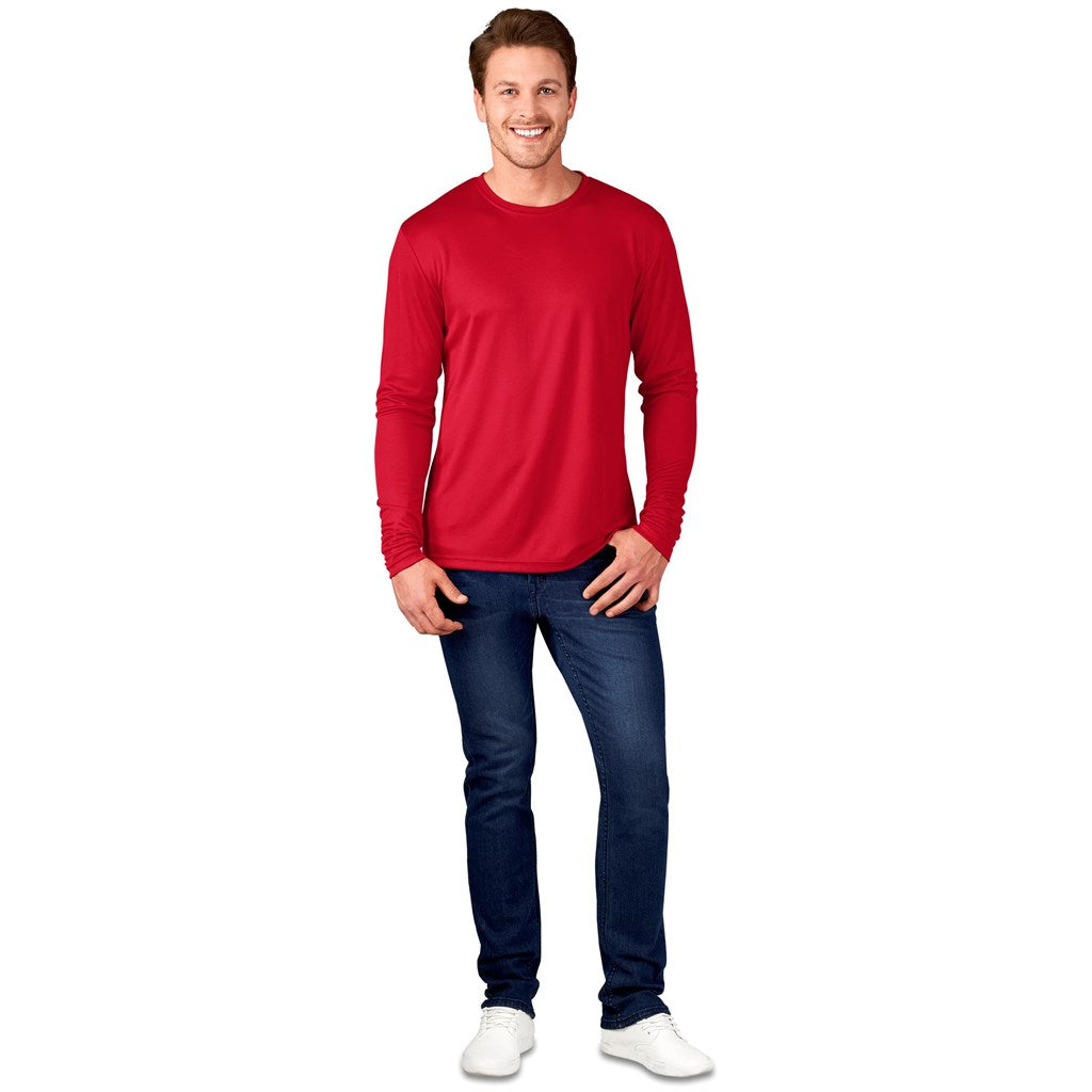 Mens Long Sleeve All Star T-Shirt - NAVY / S