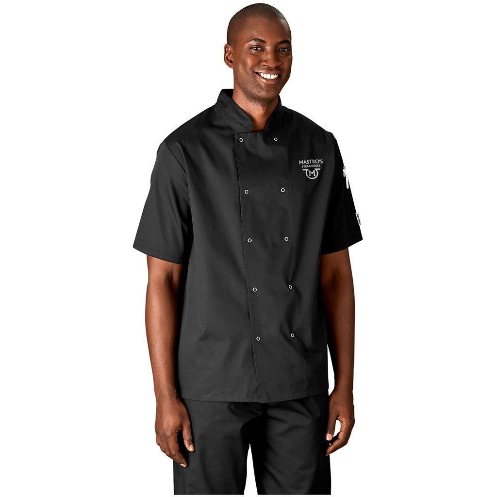 Unisex Short Sleeve Zest Chef Jacket - WHITE / 4XL