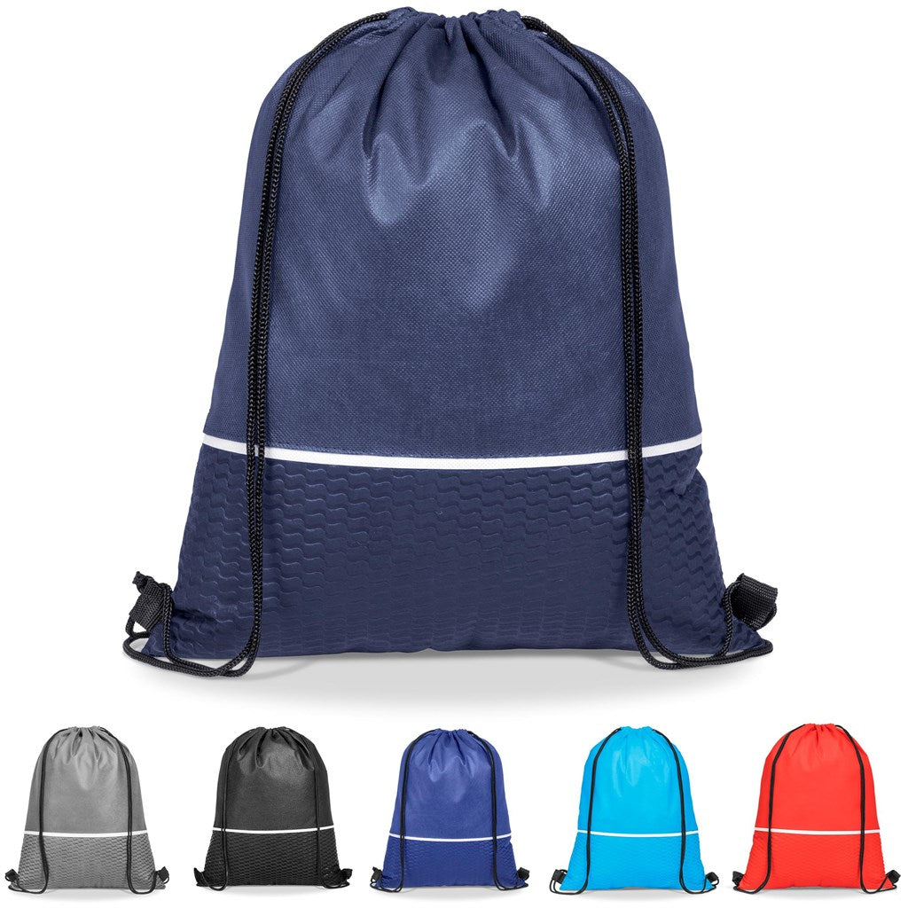 Altitude Brighton Non-Woven Drawstring Bag - NAVY