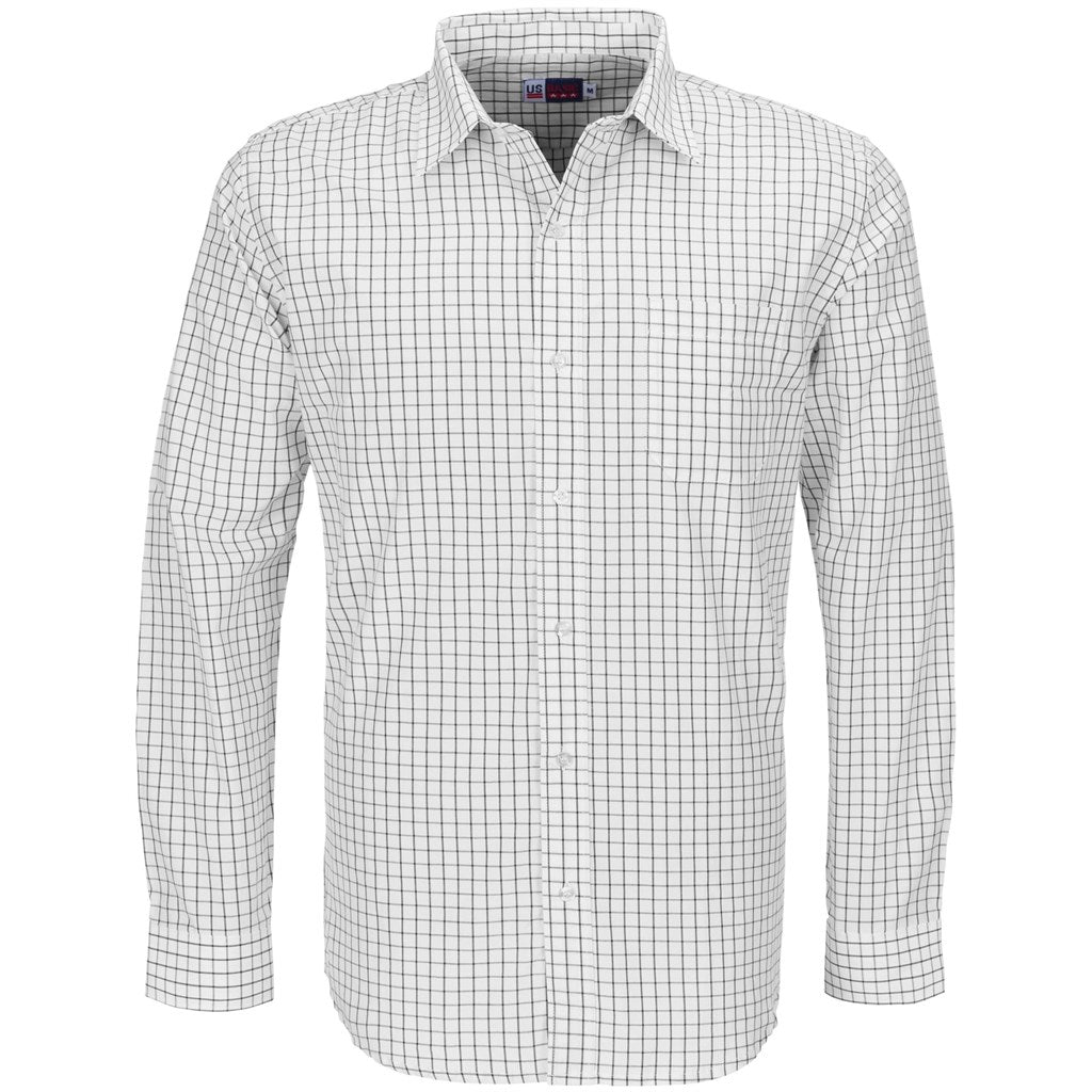 Men Long Sleeve Aston Shirt - NAVY / 2XL