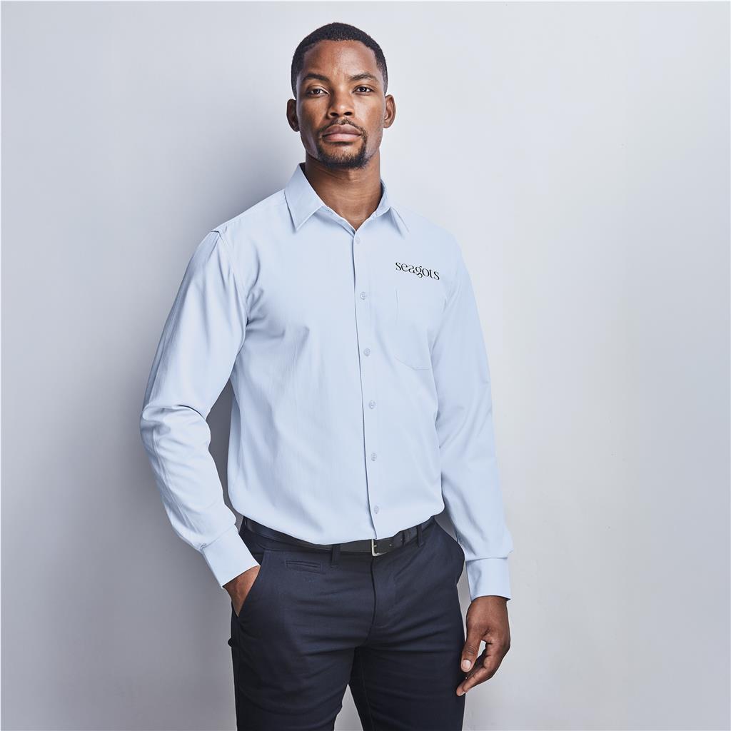 Mens Long Sleeve Carolina Shirt - White