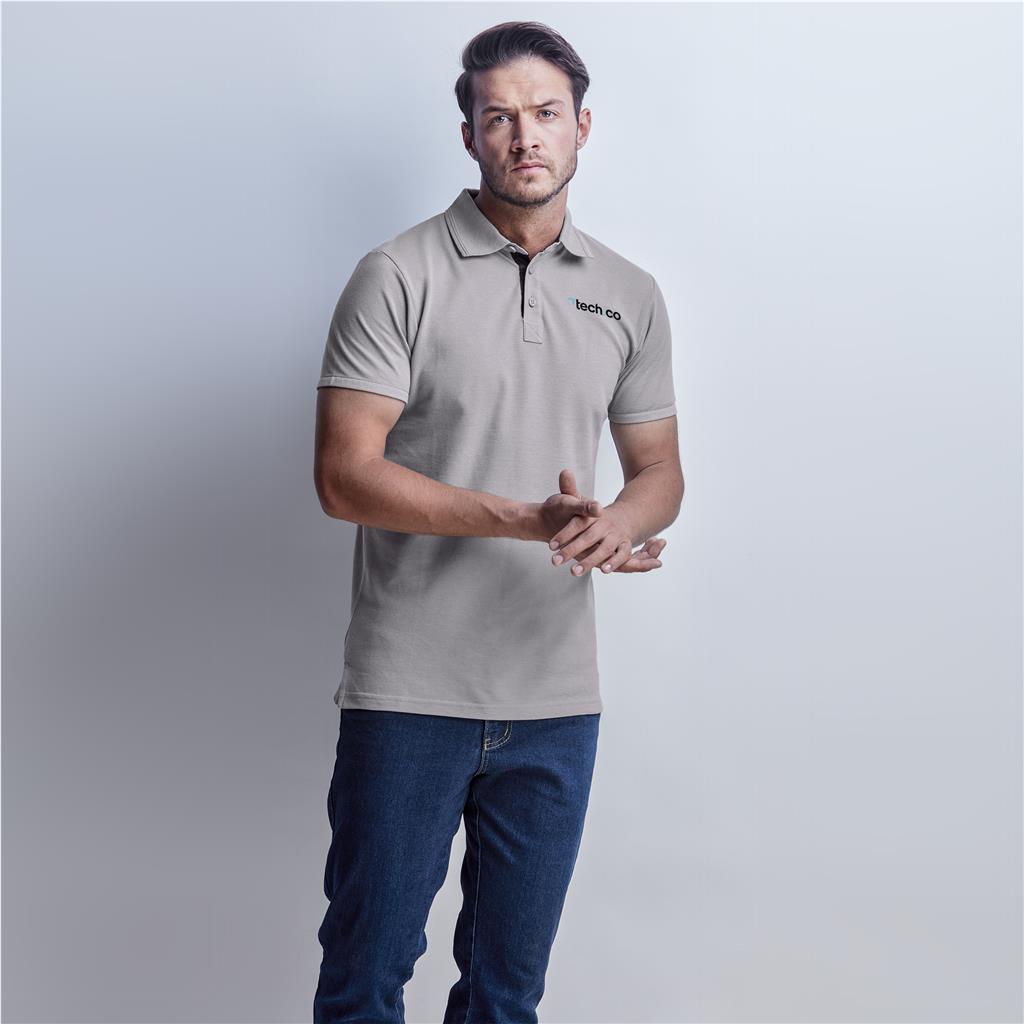 Mens Hacker Golf Shirt - WHITE / M