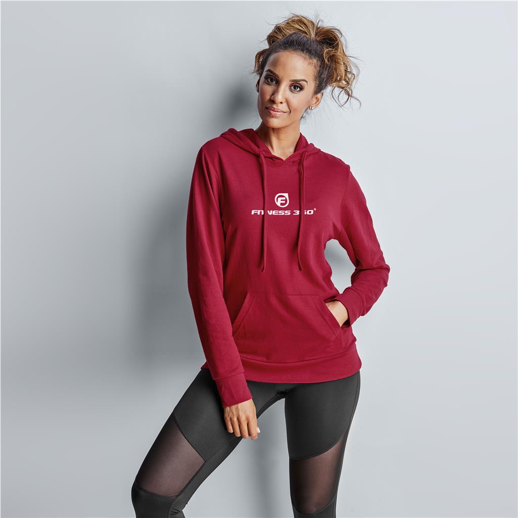 Ladies Physical Hooded Sweater - Charcoal