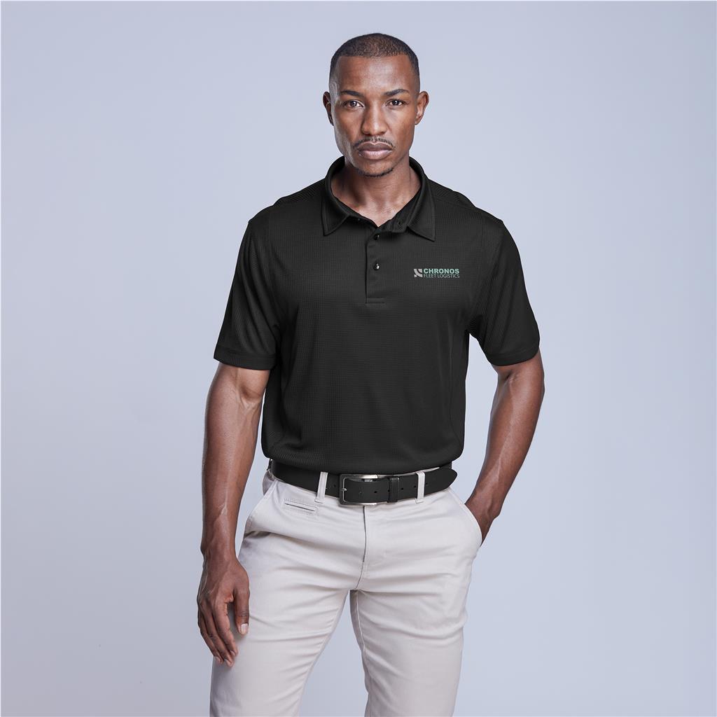 Mens Hydro Golf Shirt - BLACK / 4XL