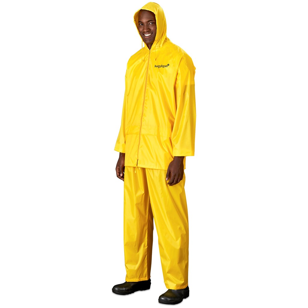 Weather Polyester/PVC Rainsuit - Yellow