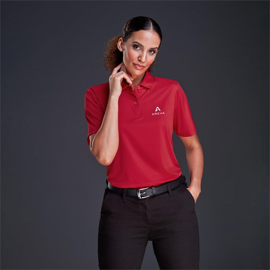 Ladies Alex Varga Lucca Golf Shirt - RED / 2XL