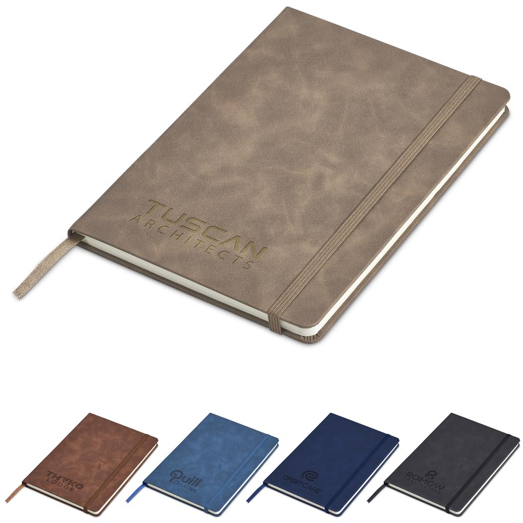 Serendipio Keystone A5 Hard Cover Notebook - TAUPE