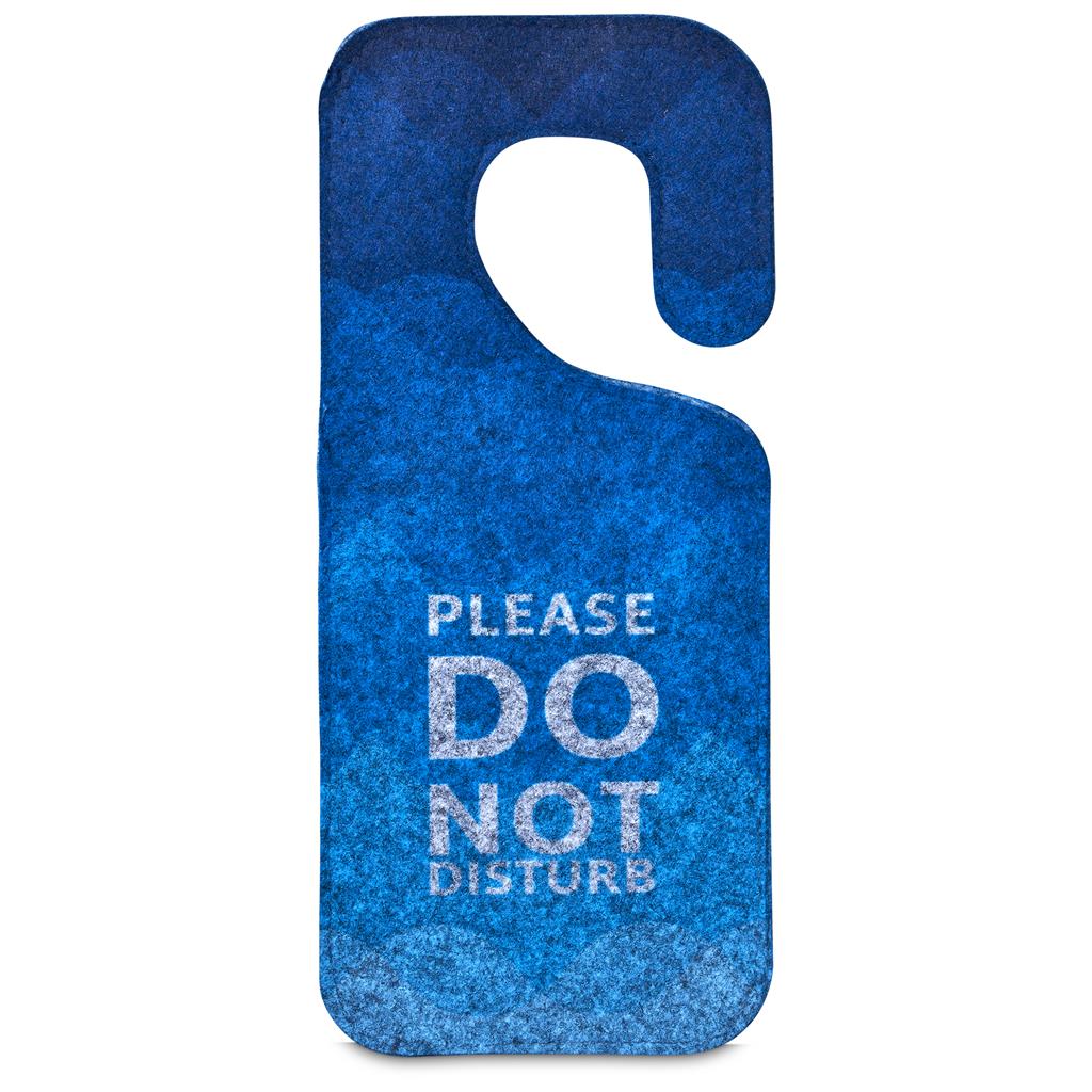 Pre-Production Sample Hoppla Hangit RPET Felt Door Hanger - Light Grey