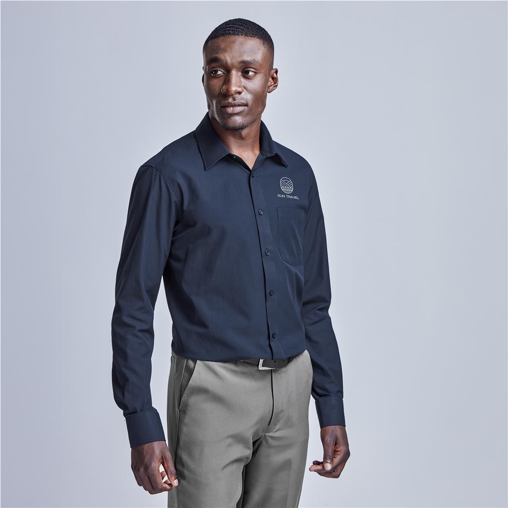 Mens Long Sleeve Sycamore Shirt - NAVY / XL