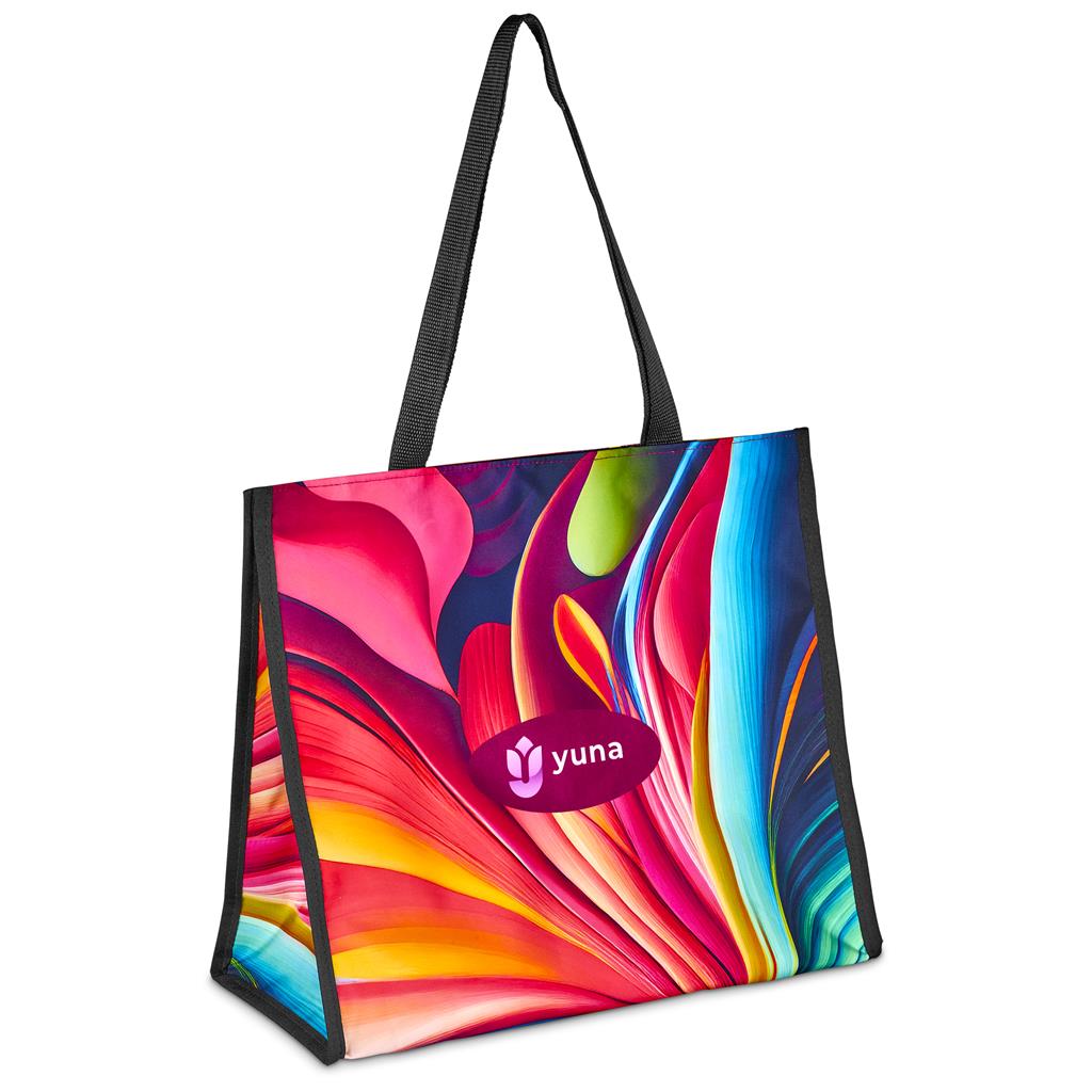 Pre-Production Sample Hoppla Iceland Large Polyester Tote Cooler Bag - NAVY