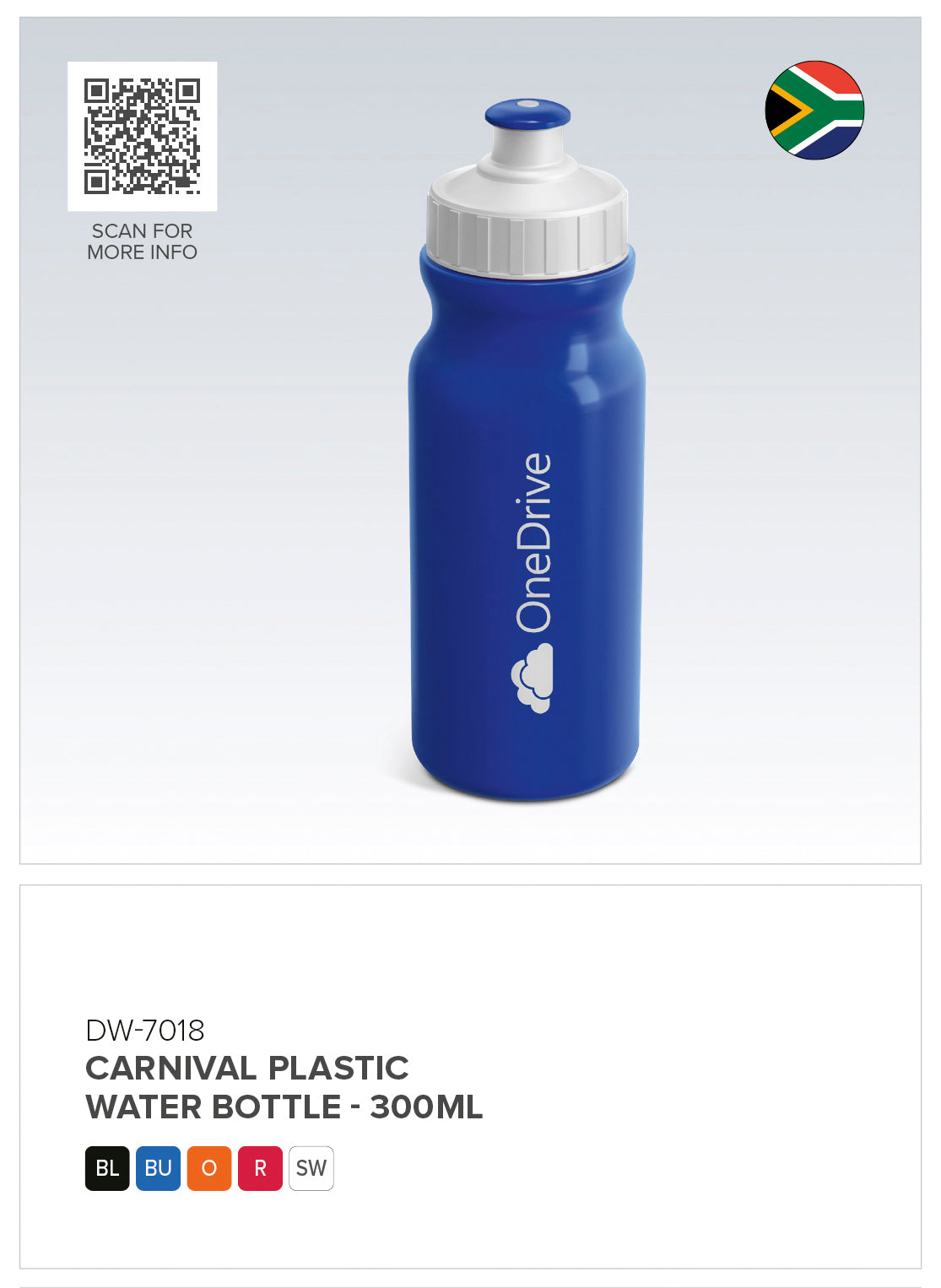 Altitude Carnival Plastic Water Bottle - 300ml
