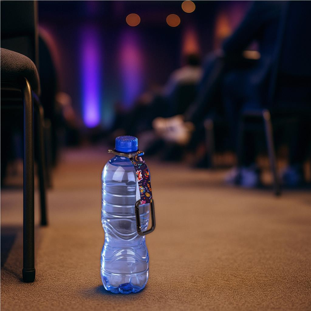 Altitude Meridian Carabiner Single-Sided Sublimated Petersham Bottle Strap