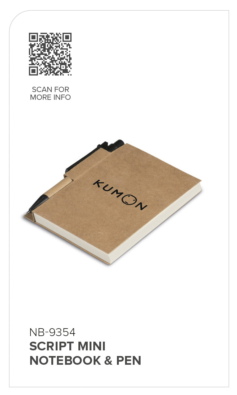 Altitude Script Mini Notebook & Pen