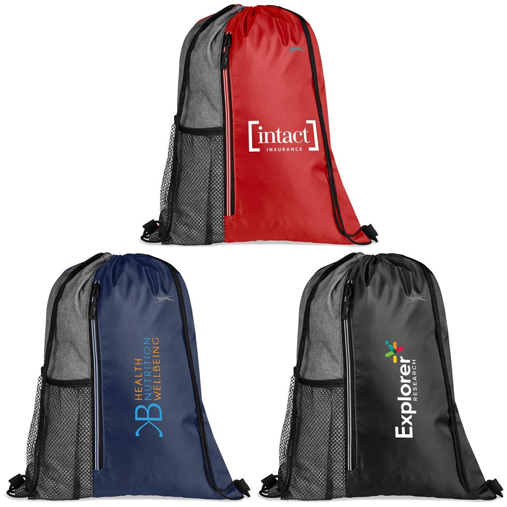 Slazenger Wembley Drawstring Bag - BLACK