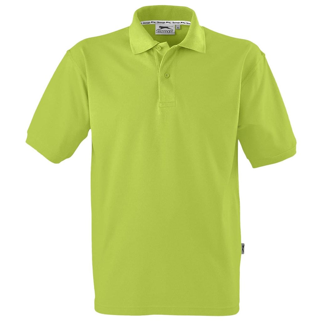 Mens Crest Golf Shirt - BLUE / XL