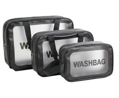 Clearview 3-Piece Wash Bag Set