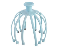 12-Arm Rolling Ball Head Massager - Light Blue / 13 (w) x 15 (h)