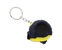 Mini Tape Measure Keyring - Black-Yellow / 4.5 (l) x 4 (w) 1.8 (d)