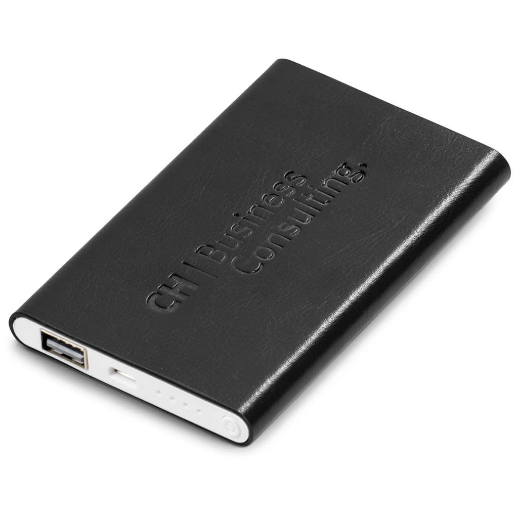 Renaissance Slim Power Bank - 4,000mAh - Black