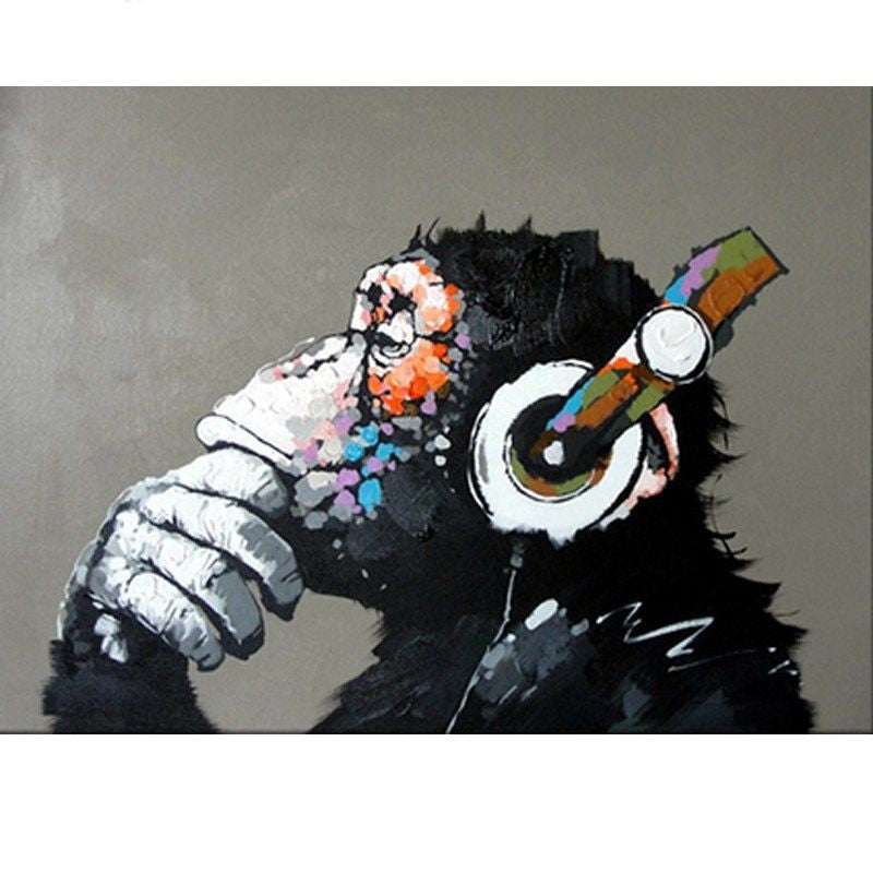 Paint By numbers for Adult - Radio Gorilla Framed