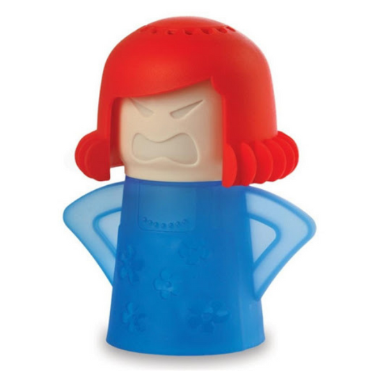 Angry mom microwave cleaner Blue