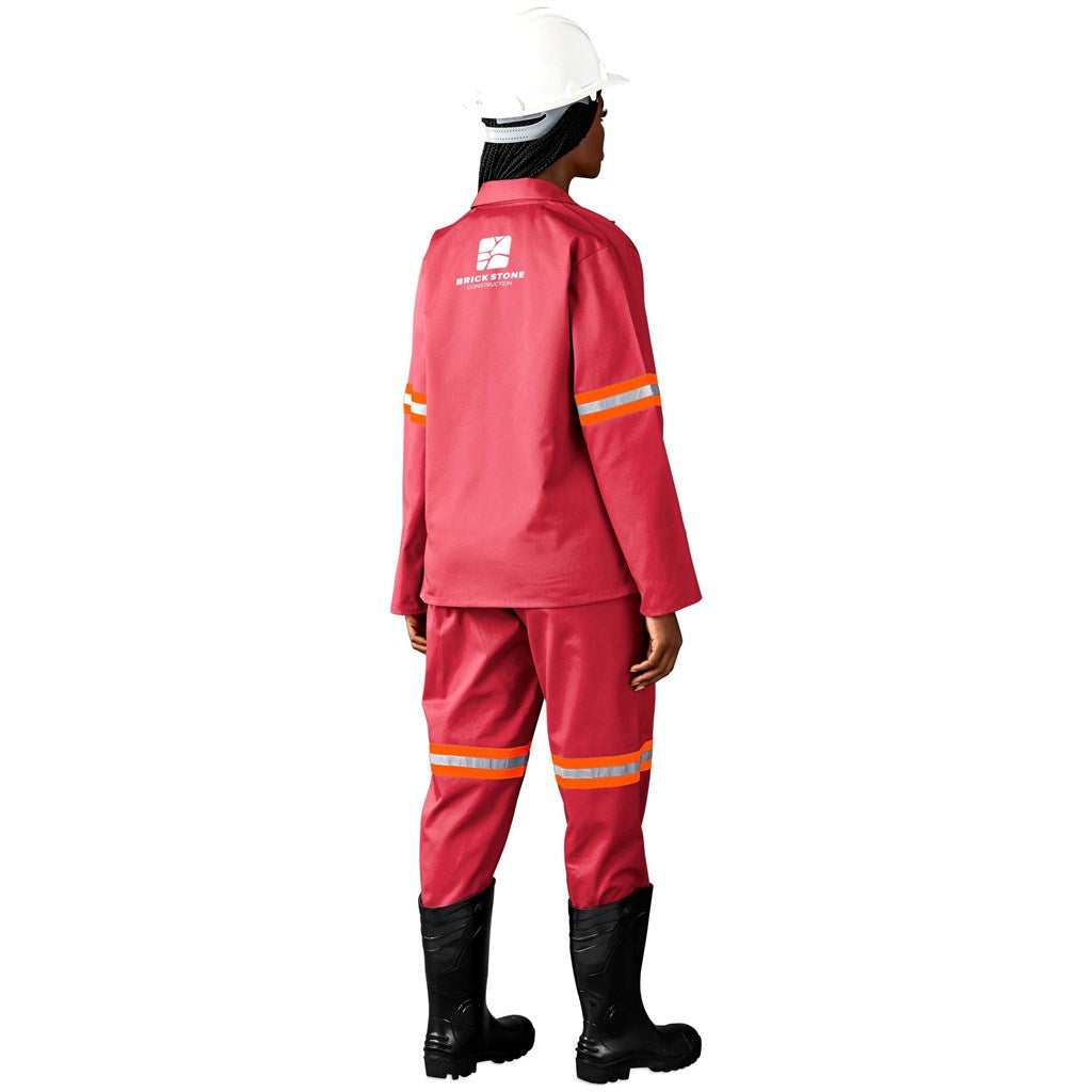 Trade Polycotton Conti Suit - Reflective Arms & Legs - Orange Tape