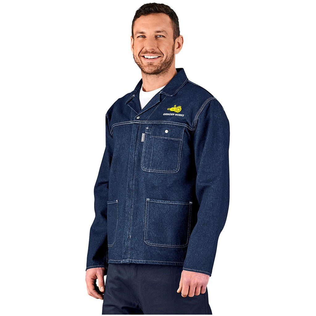 Cast Premium 100% Cotton Denim Jacket - BLUE / 2XL