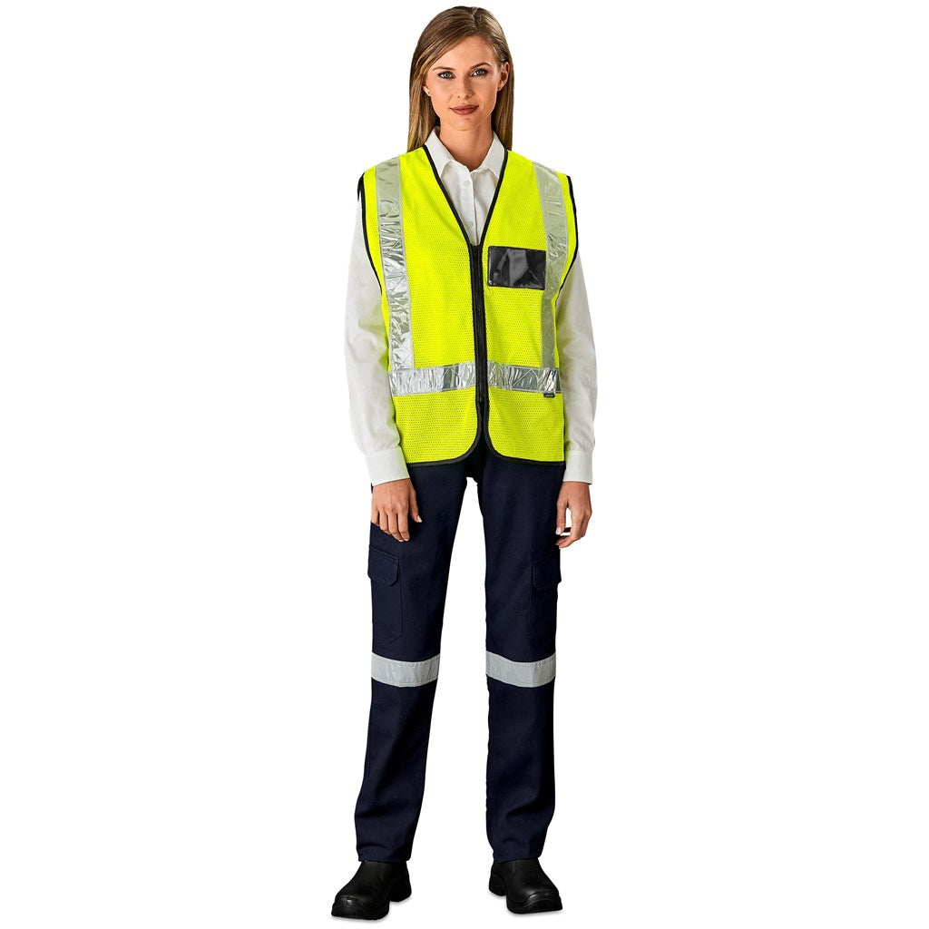 Airport Hi-Viz Reflective Full Zip Vest