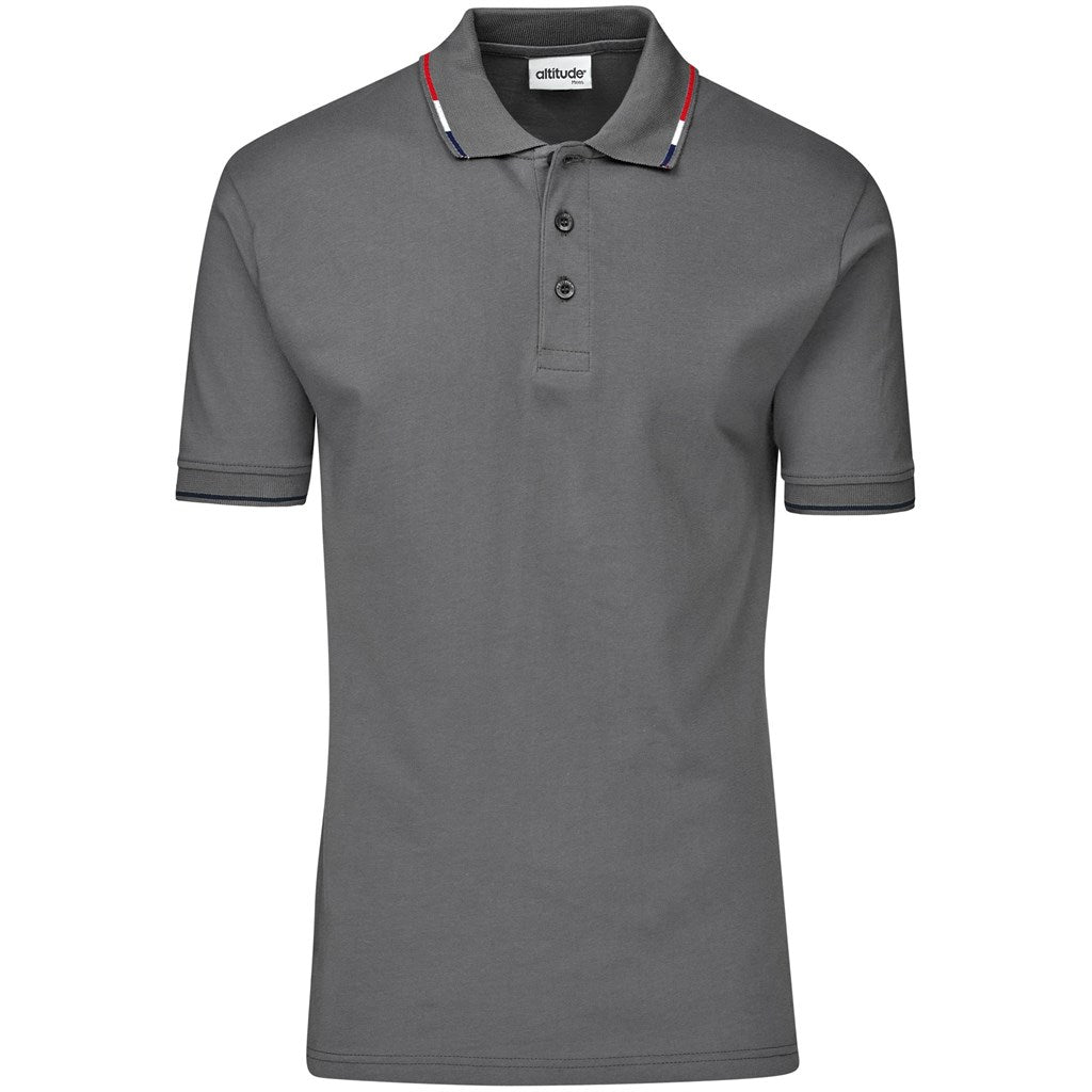 Mens Ash Golf Shirt - Grey