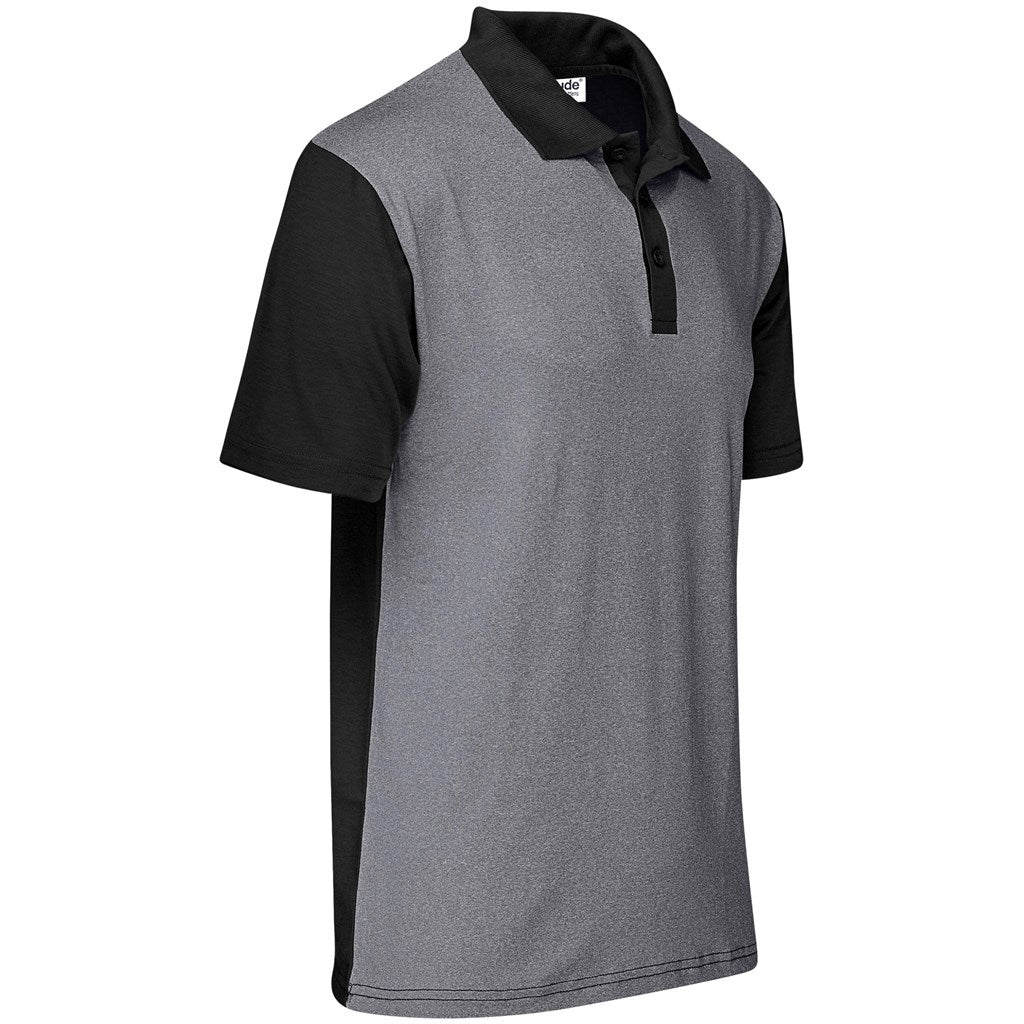 Mens Crossfire Golf Shirt - Grey