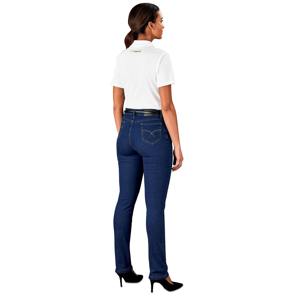Ladies Fashion Denim Jeans - DARK BLUE / 36