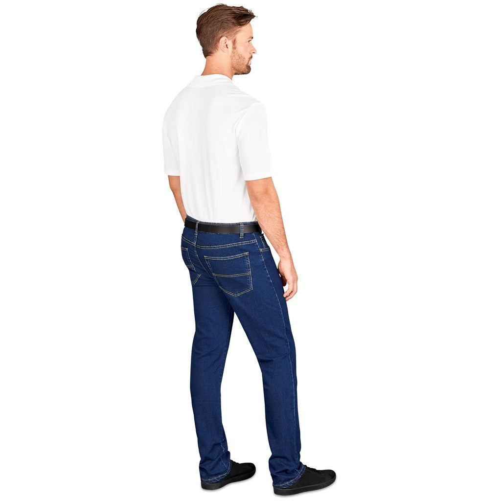 Mens Fashion Denim Jeans - DARK BLUE / 38