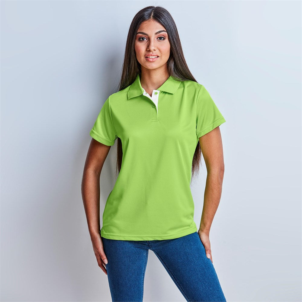 Ladies Tournament Golf Shirt - GREY / L