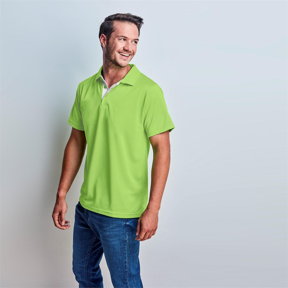 Mens Tournament Golf Shirt - ORANGE / 2XL