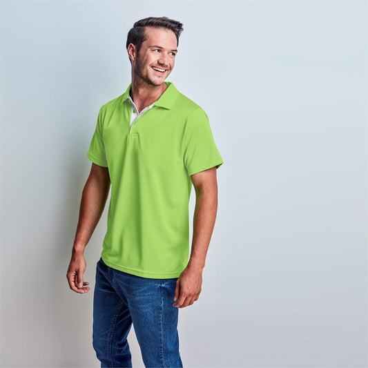 Mens Tournament Golf Shirt - ORANGE / 5XL