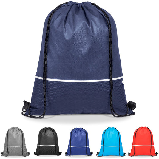 Altitude Brighton Non-Woven Drawstring Bag - NAVY