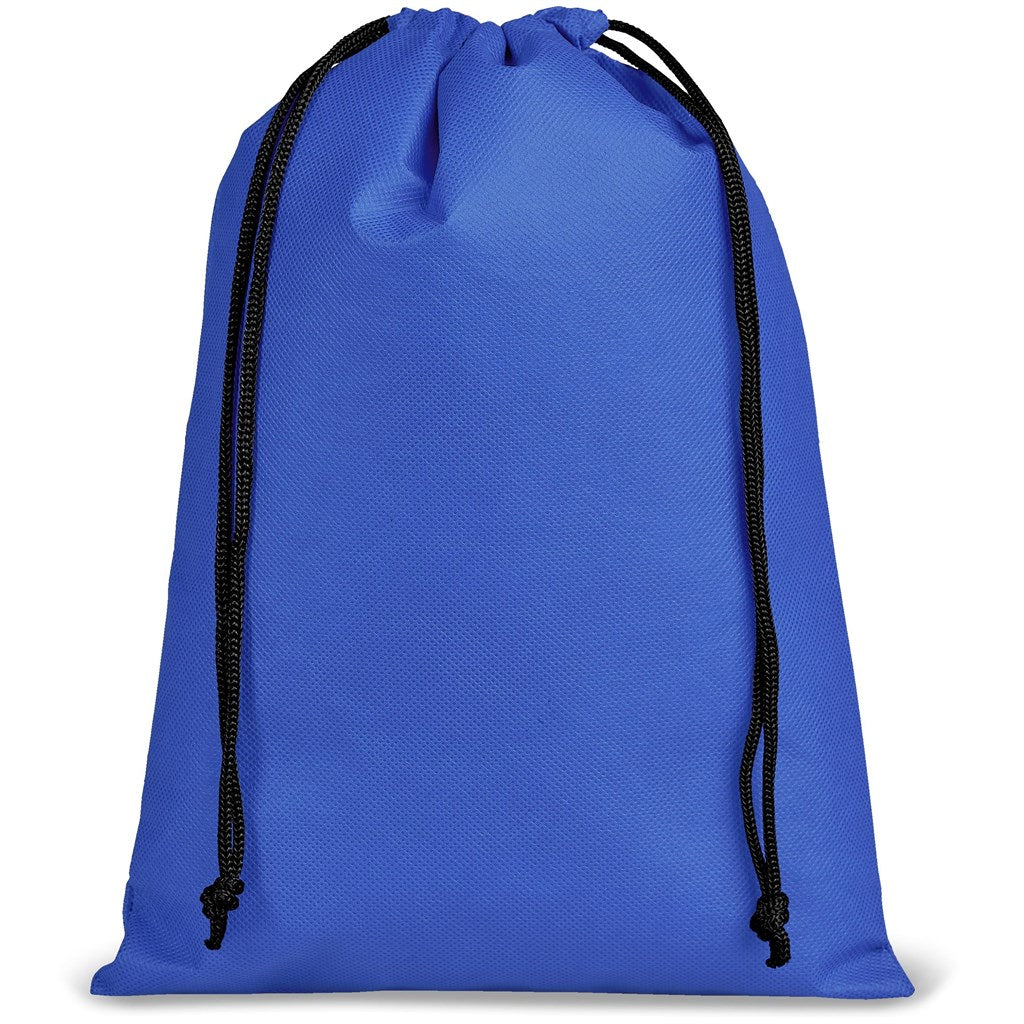 Quando Non-Woven Drawstring Pouch - BLACK