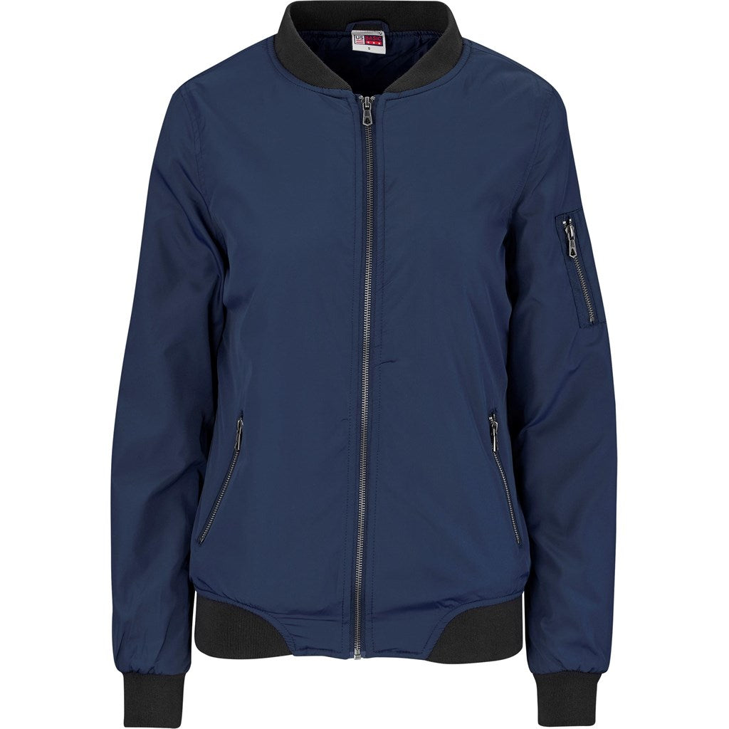 Ladies Crusader Bomber Jacket - Navy