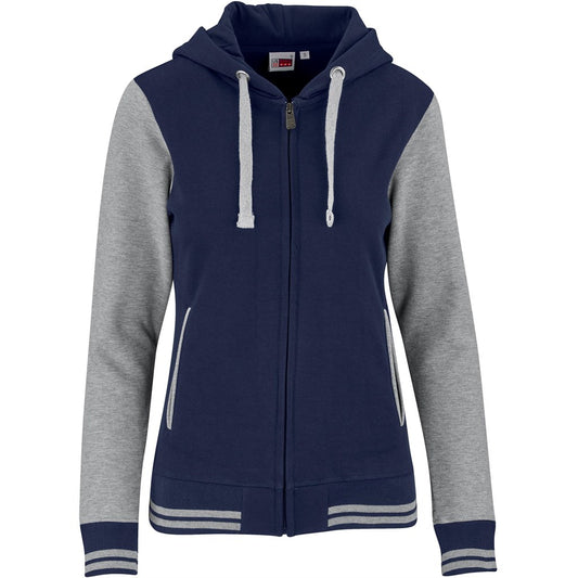 Ladies Princeton Hooded Sweater - Navy