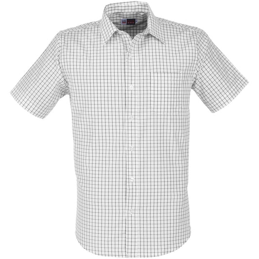 Mens Short Sleeve Aston Shirt - GREY / M