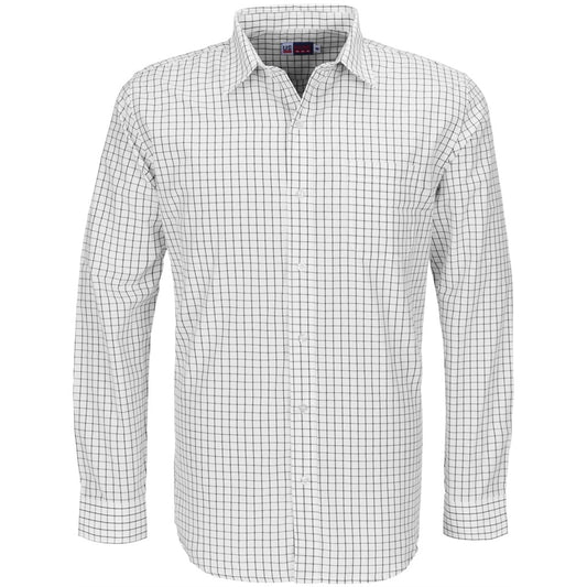 Men Long Sleeve Aston Shirt - GREY / L