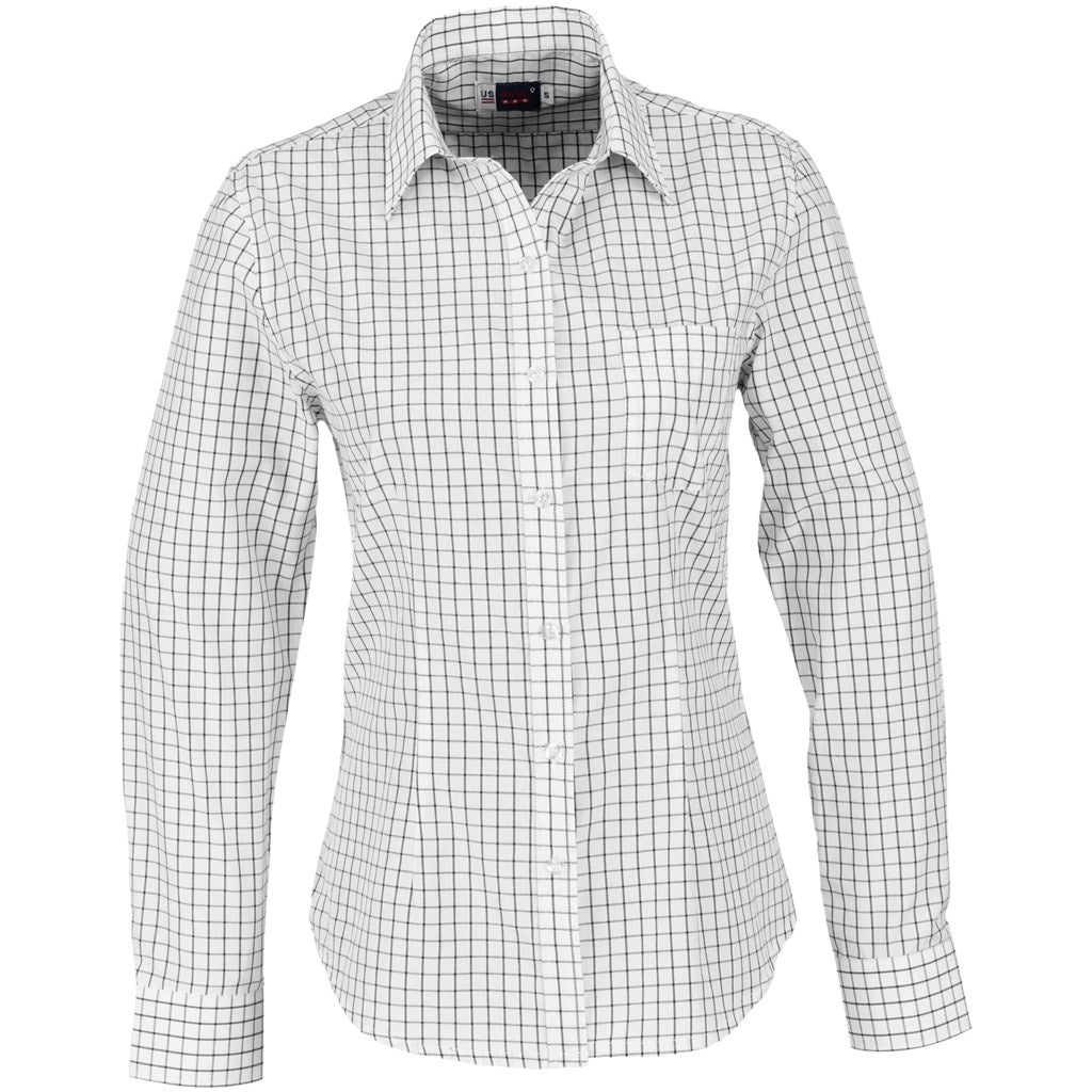 Ladies Long Sleeve Aston Shirt - LIGHT BLUE / 2XL