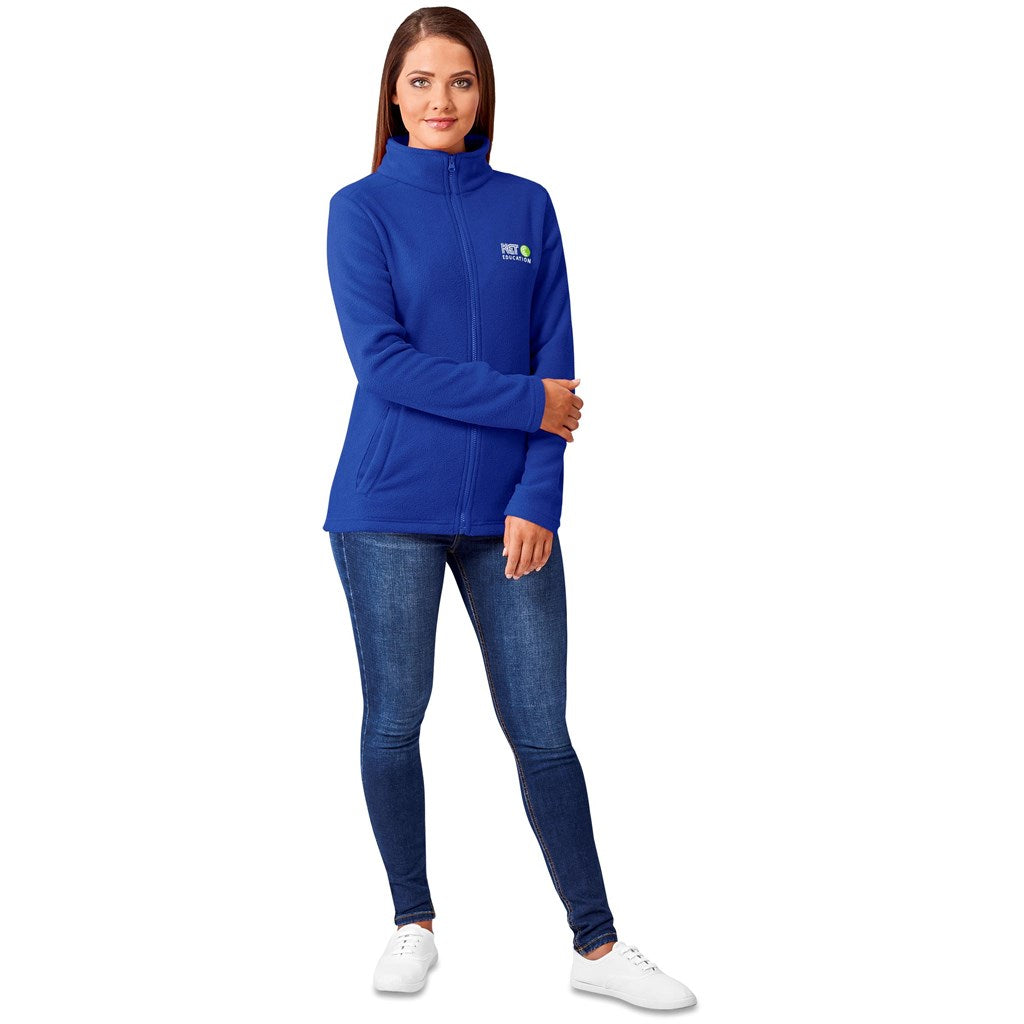 Ladies Yukon Micro Fleece Jacket - BLACK / 4XL
