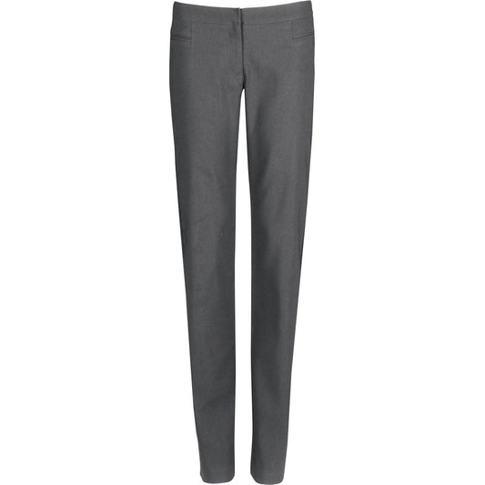 Ladies Cambridge Flat Front Pants - Grey