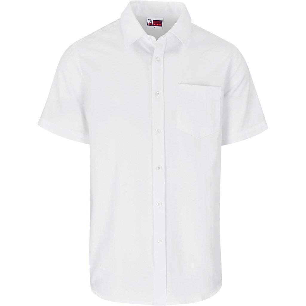 Mens Short Sleeve Oxford Shirt