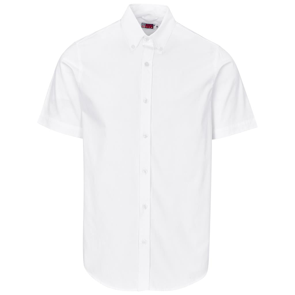 Mens Short Sleeve Cotton Twill Moderna Shirt
