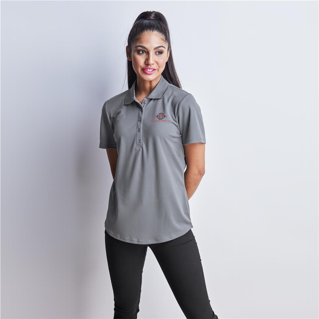 Ladies Edge Golf Shirt - GREY / M