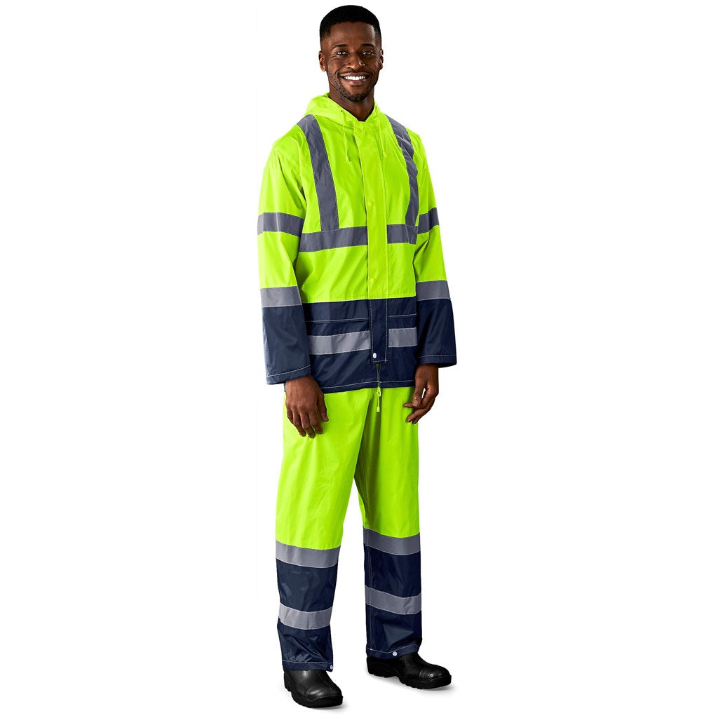 Torrent Two-Tone Hi-Viz Ref Polyester/PVC Rainsuit - Orange