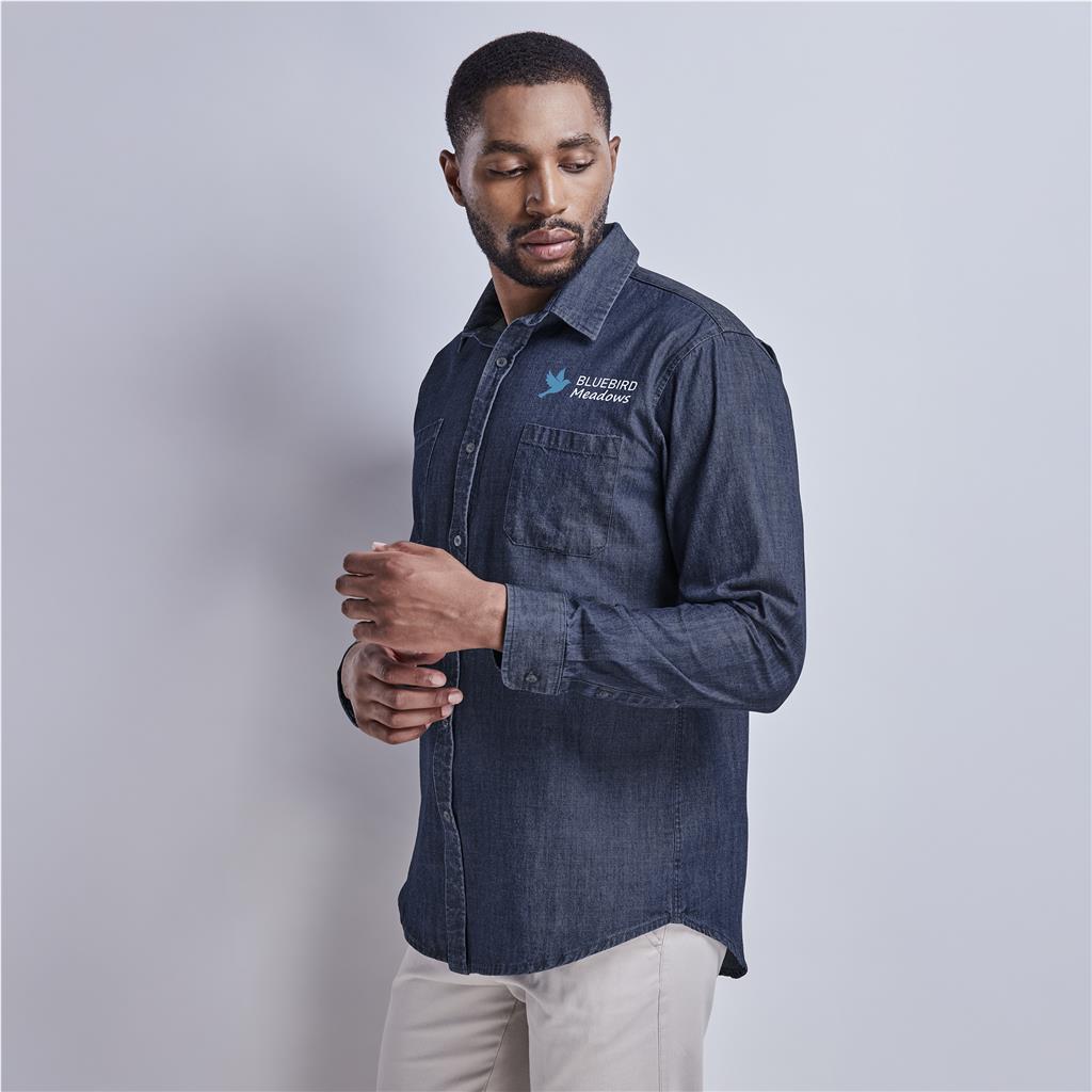 Mens Long Sleeve Eastwood Denim Shirt